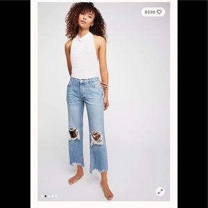 We the Free Maggie Mid-Rise Straight Leg Jeans